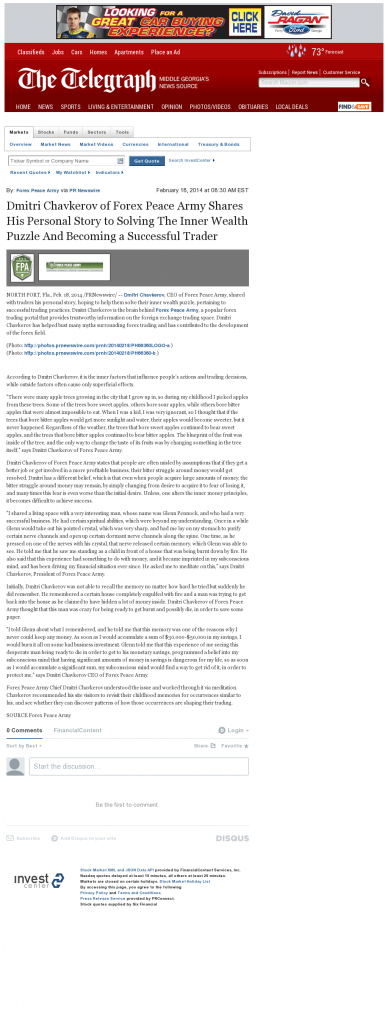 Dmitri Chavkerov Suggests to Analyze Childhood Memories | Telegraph-Macon (Macon, GA)