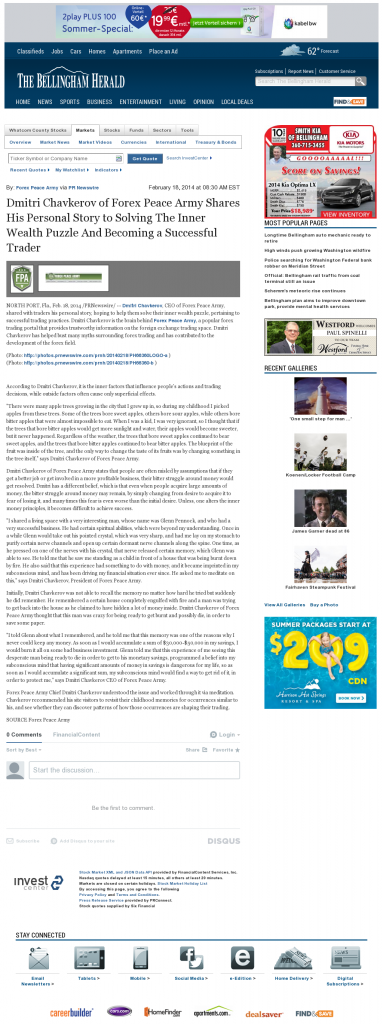 Dmitri Chavkerov Suggests to Analyze Childhood Memories | The Bellingham Herald